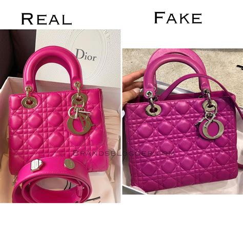 dior lady bag fake